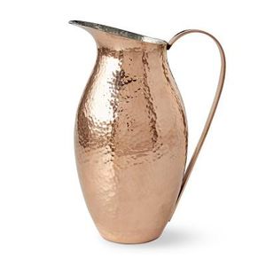 Hammered-Copper Pitcher