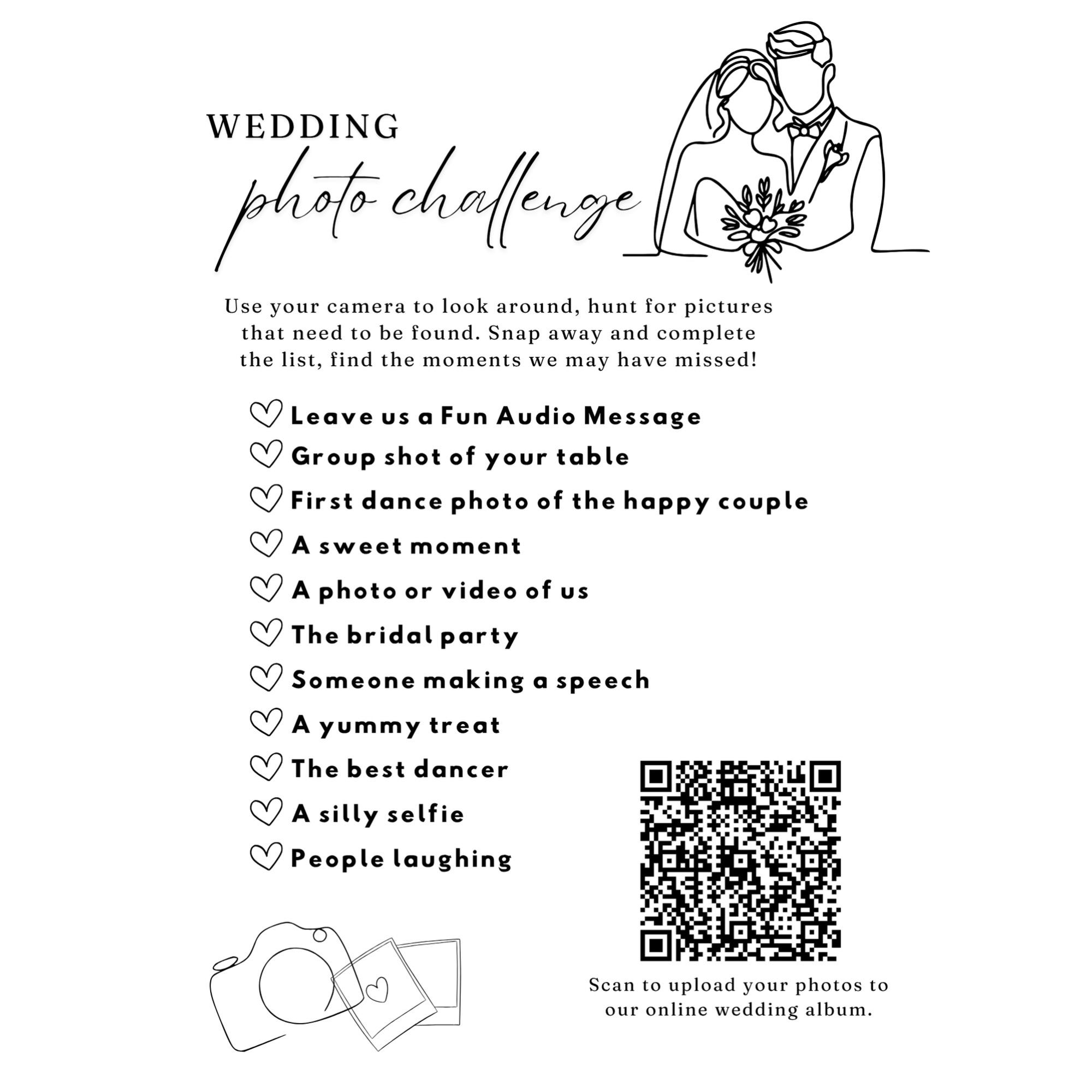 QR Code for Pics, Videos & Audio Messages! Leave us something fun <3