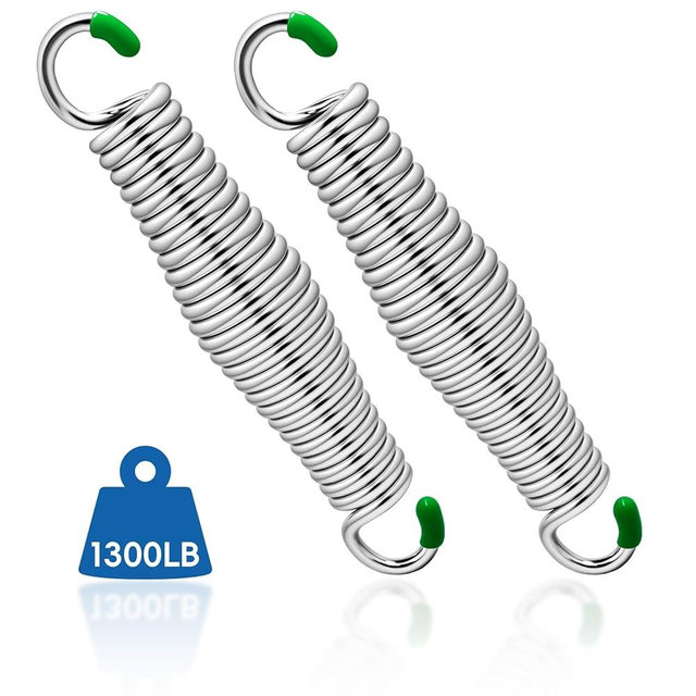 2 Pack Premium Porch Swing Springs,1300 LB Heavy Duty Springs, Rust Resistant Swing Springs, Spring for Swing Hammock Hanging Chair Spring for Hammock Spring,Porch Swings