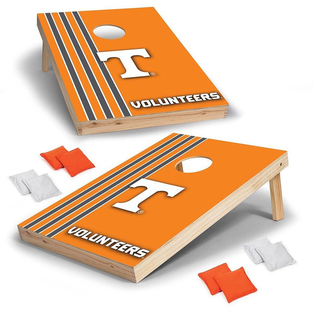 Wild Sports 2' x 3' Solid Wood Cornhole Set with Direct Print HD Team Graphics – Great Gift for Any NCAA Fan! Bean Bag Toss Family Outdoor Games