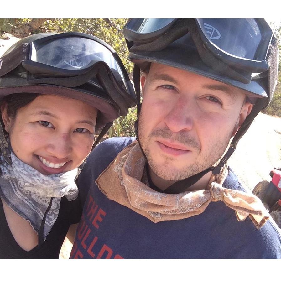 Taken right before Dan nearly killed me driving the ATVs in Mexico