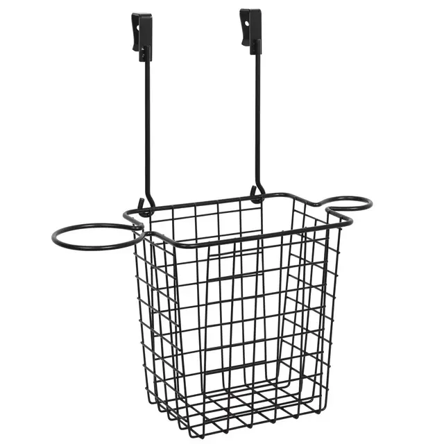 Squared Away™ Over the Cabinet Styling Caddy in Matte Black