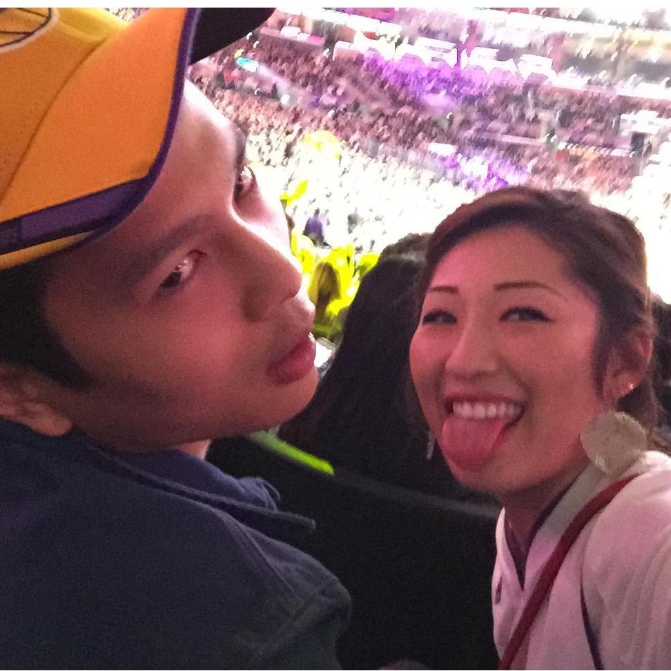 1.25.2015 at Staples Center to watch Kobe
