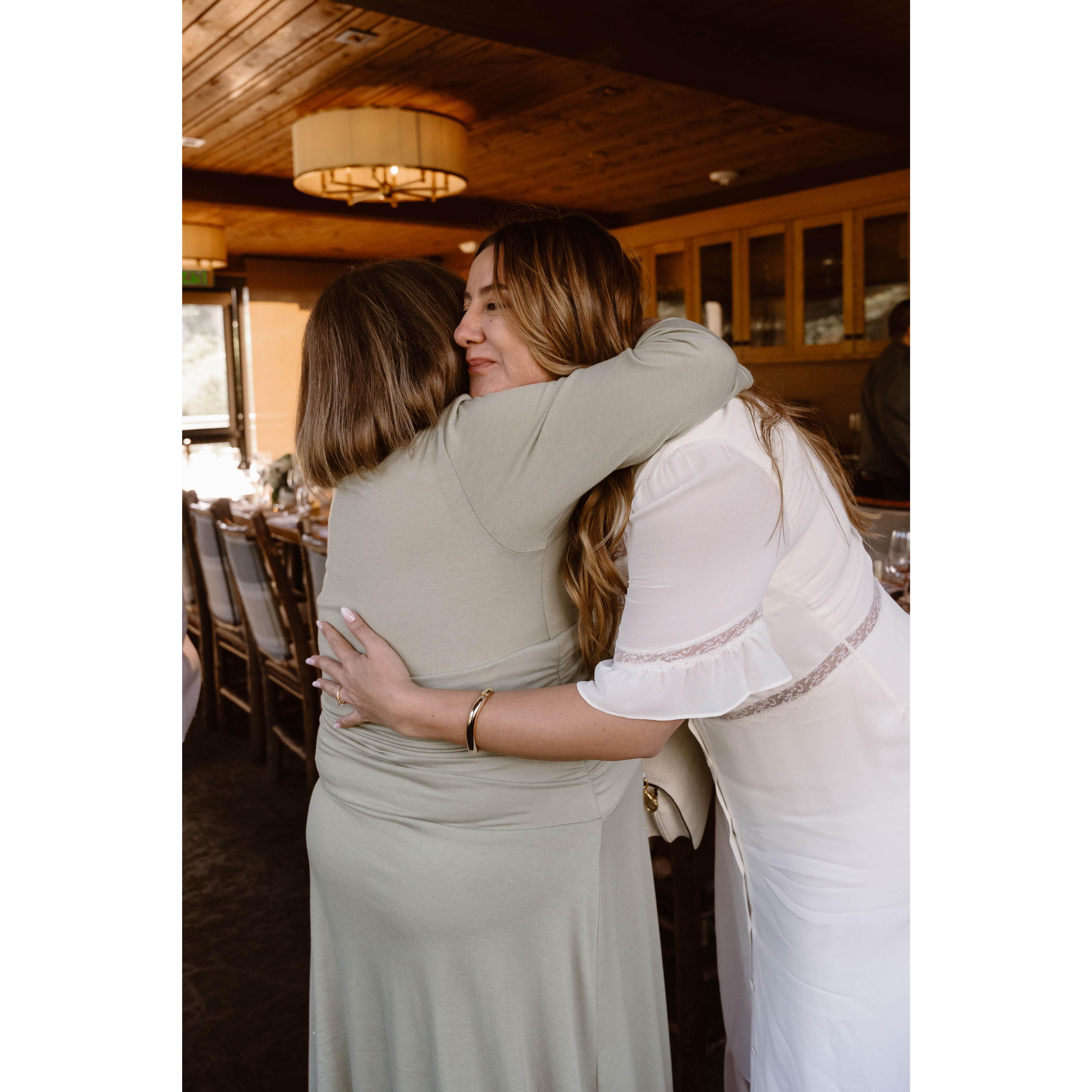Cailan and her grandmother at engagement party