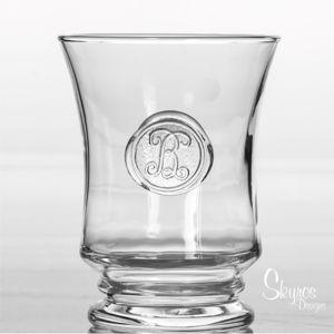Double Old Fashioned - Hand Stamped Initial