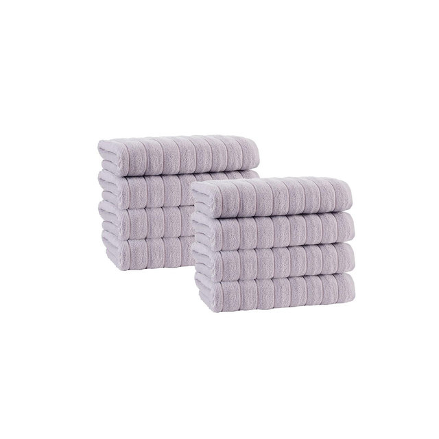 Enchante Home Vague 8-Pc. Wash Towels Turkish Cotton Towel Set