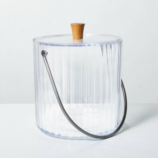 106oz Ribbed Plastic Ice Bucket - Hearth & Hand™ with Magnolia