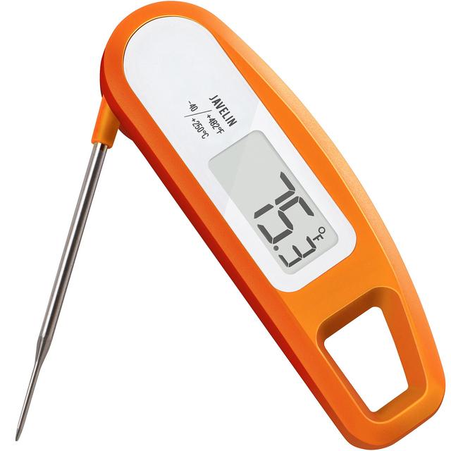 Lavatools PT12 Javelin Digital Instant Read Meat Thermometer (Orange)