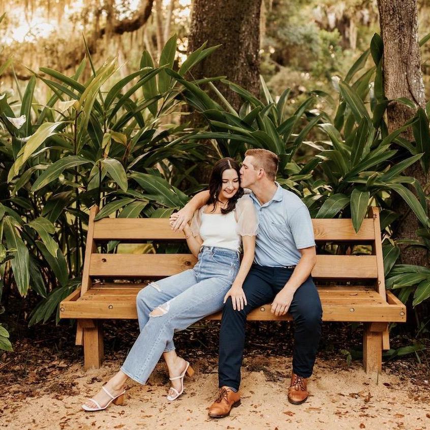 Engagement Photos | Washington Oaks State Park | 28 North Photography