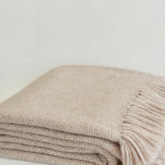 Jenni Kayne Large Alpaca Basketweave Throw