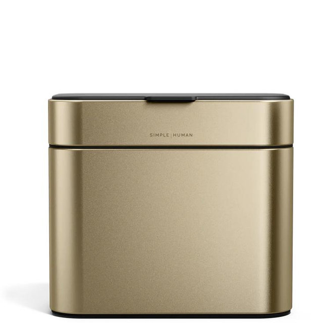 SimpleHuman Compost Caddy - 4L / Matte Gold