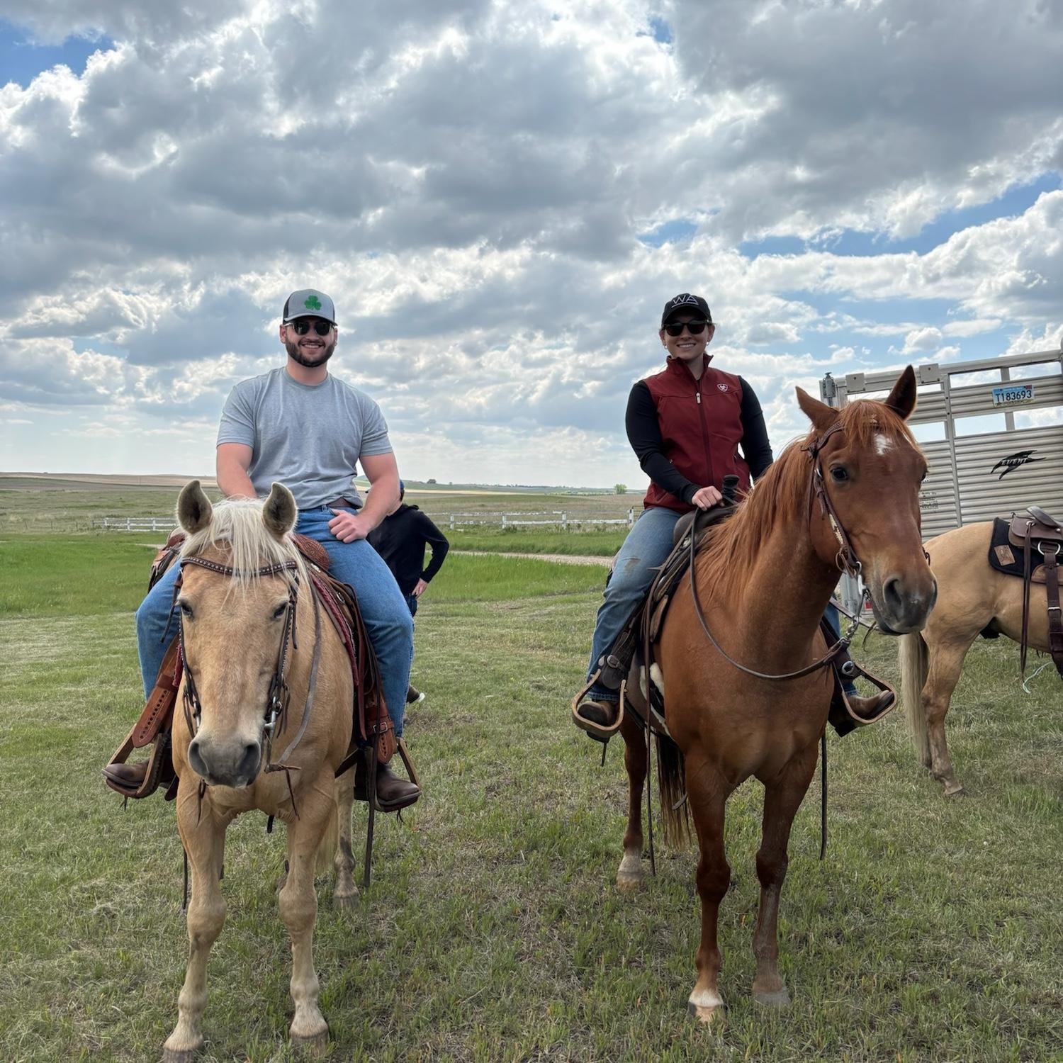 Preparing Mike to be a future horse dad