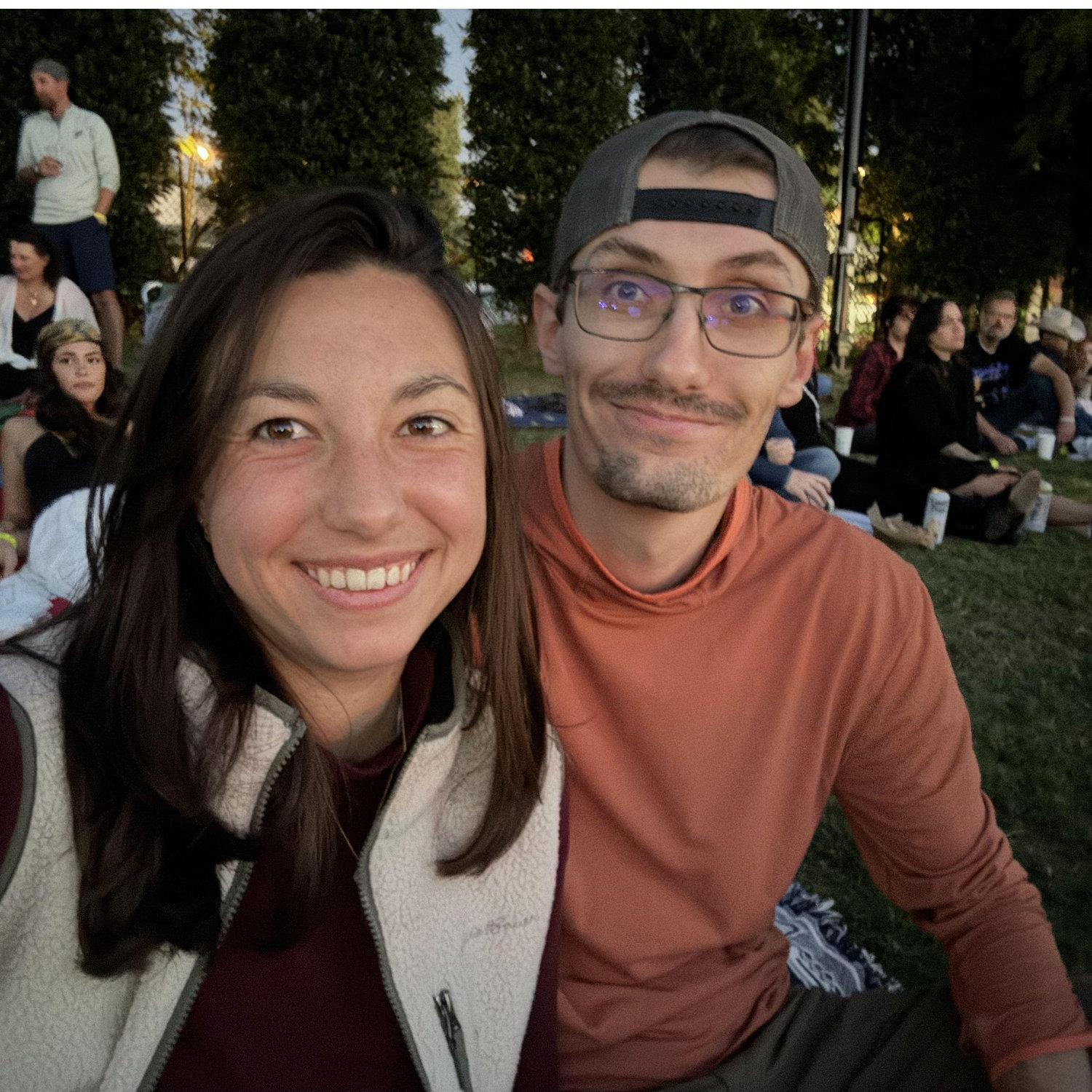 Concerts and Music are a favorite past time of Genie & Dominic