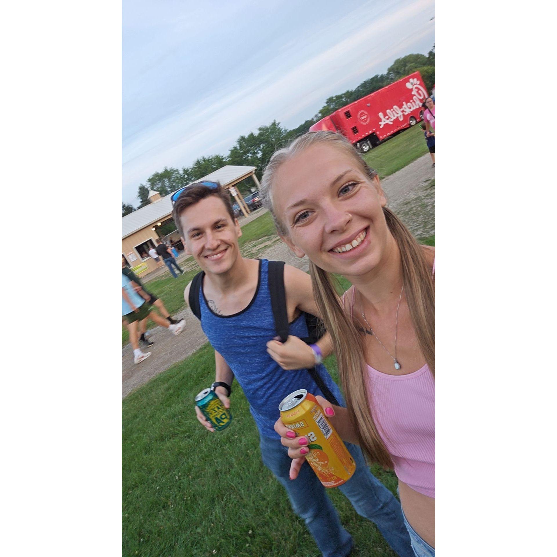 I took Kyler to his first ever Demolition Derby at the Ozaukee County Fair. We went both nights to cheer on Jordyn!