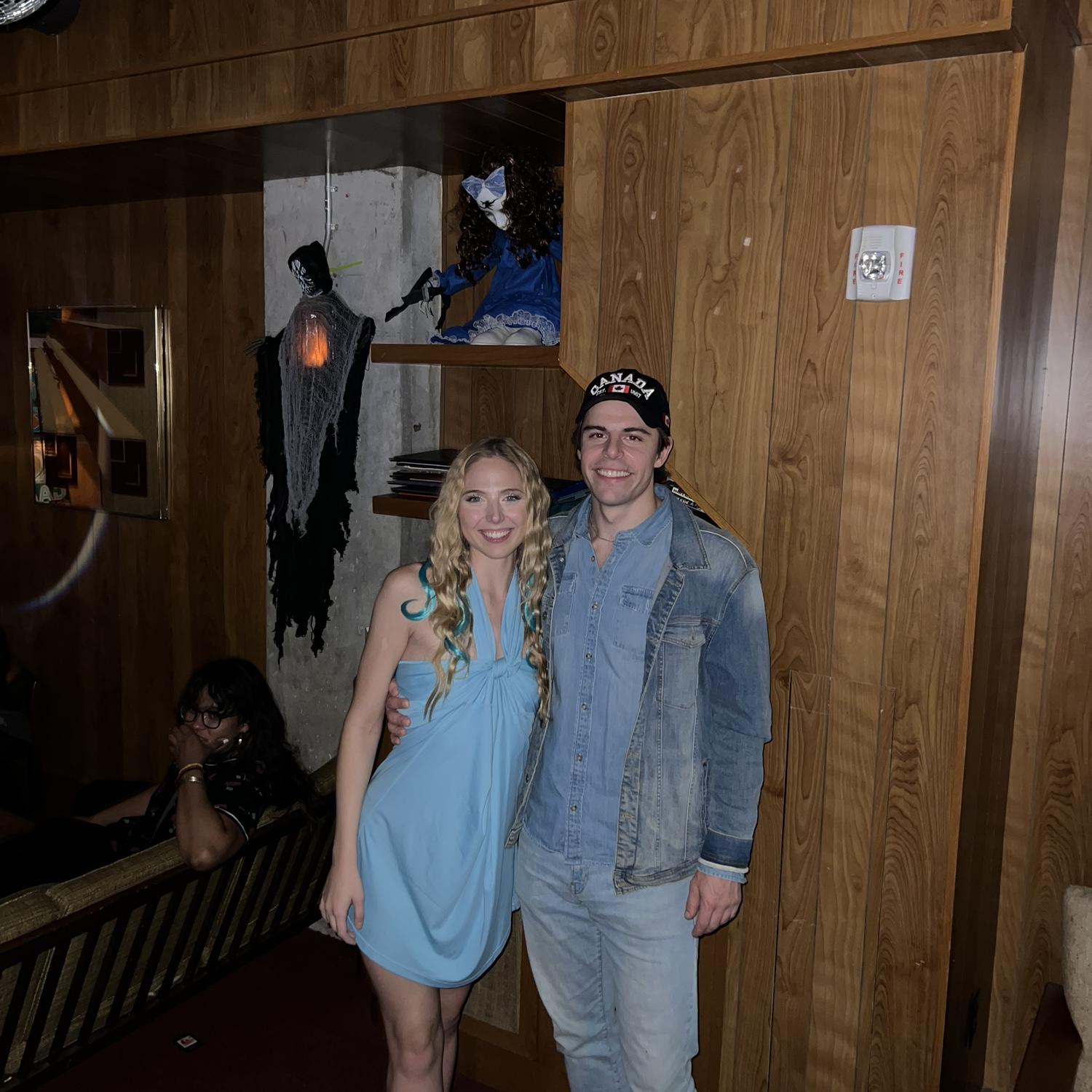 First Halloween together - Aquamarine and a Canadian