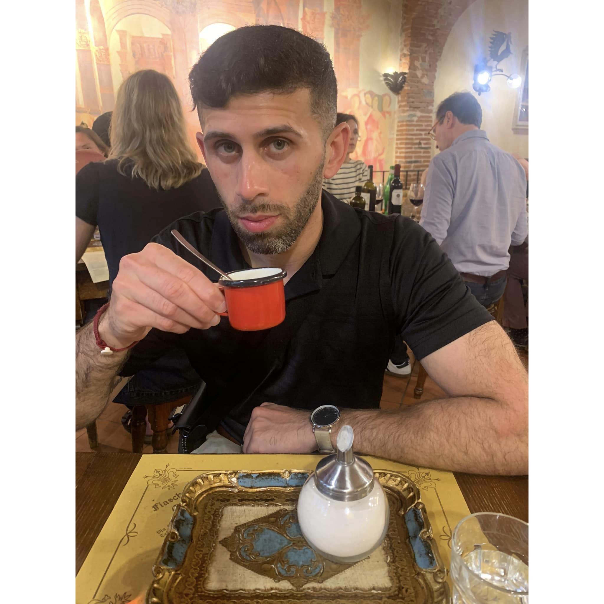 2023: Italian cafe hits different.