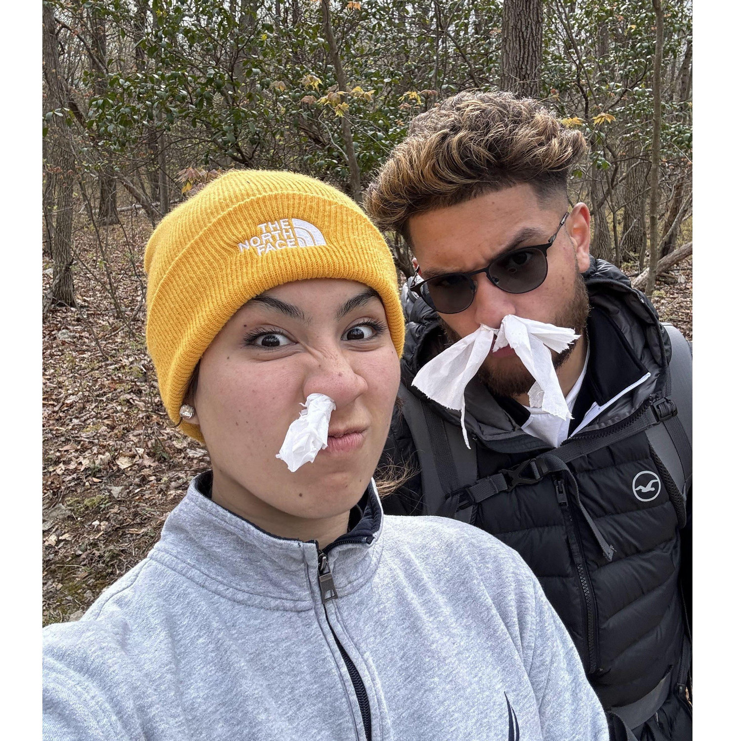 Hiking Together.
