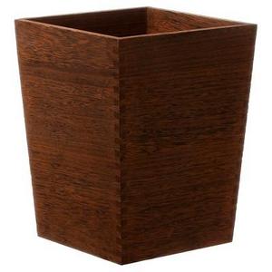 Square Trash Can, Dark Wood - Threshold™