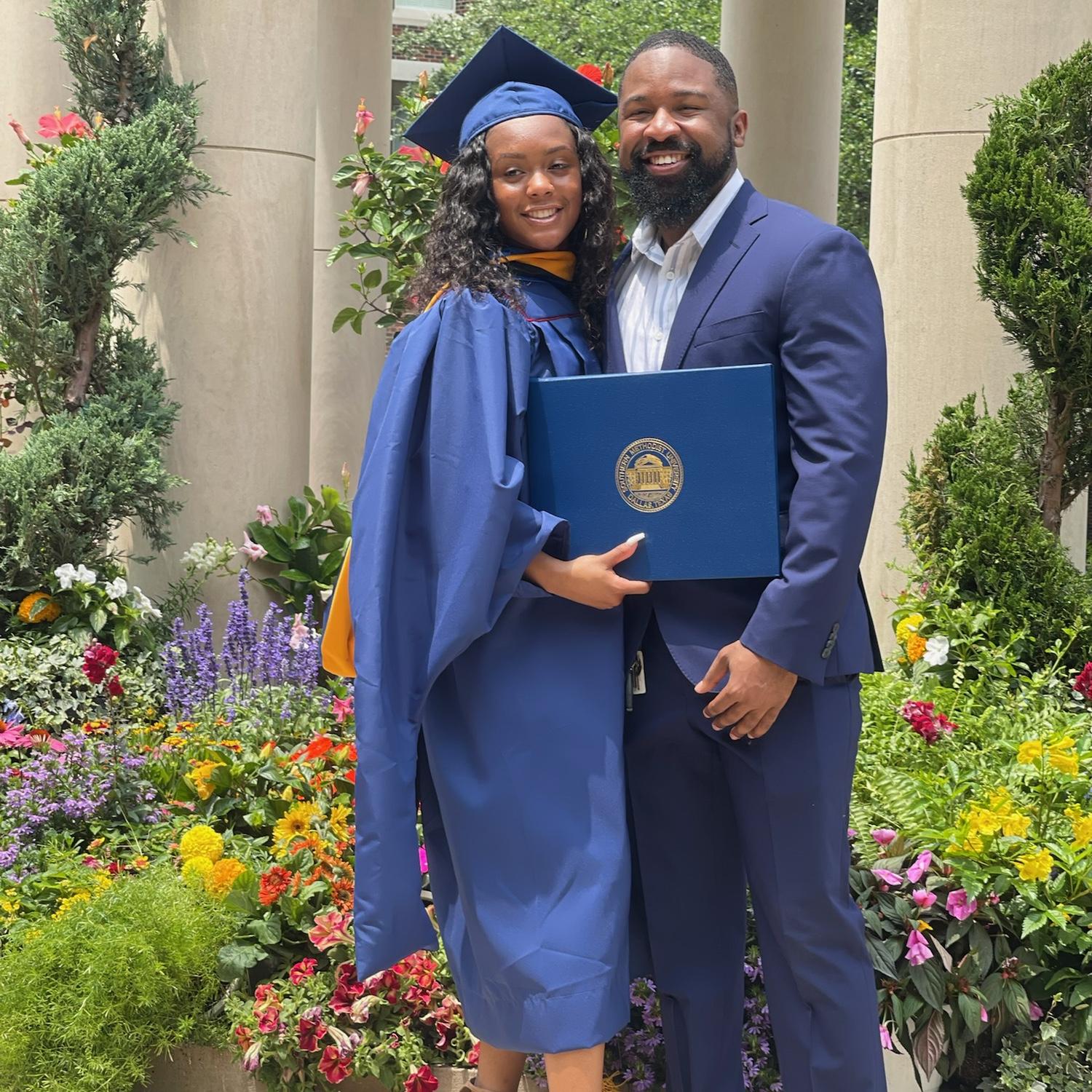Azia’s graduation from grad school - May 2023