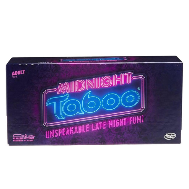 Board Game: Hasbro Gaming Midnight Taboo Game, Board Game for Adults, Fun and Hilarious Adult Party Game, Game of Unspeakable Late-Night Fun