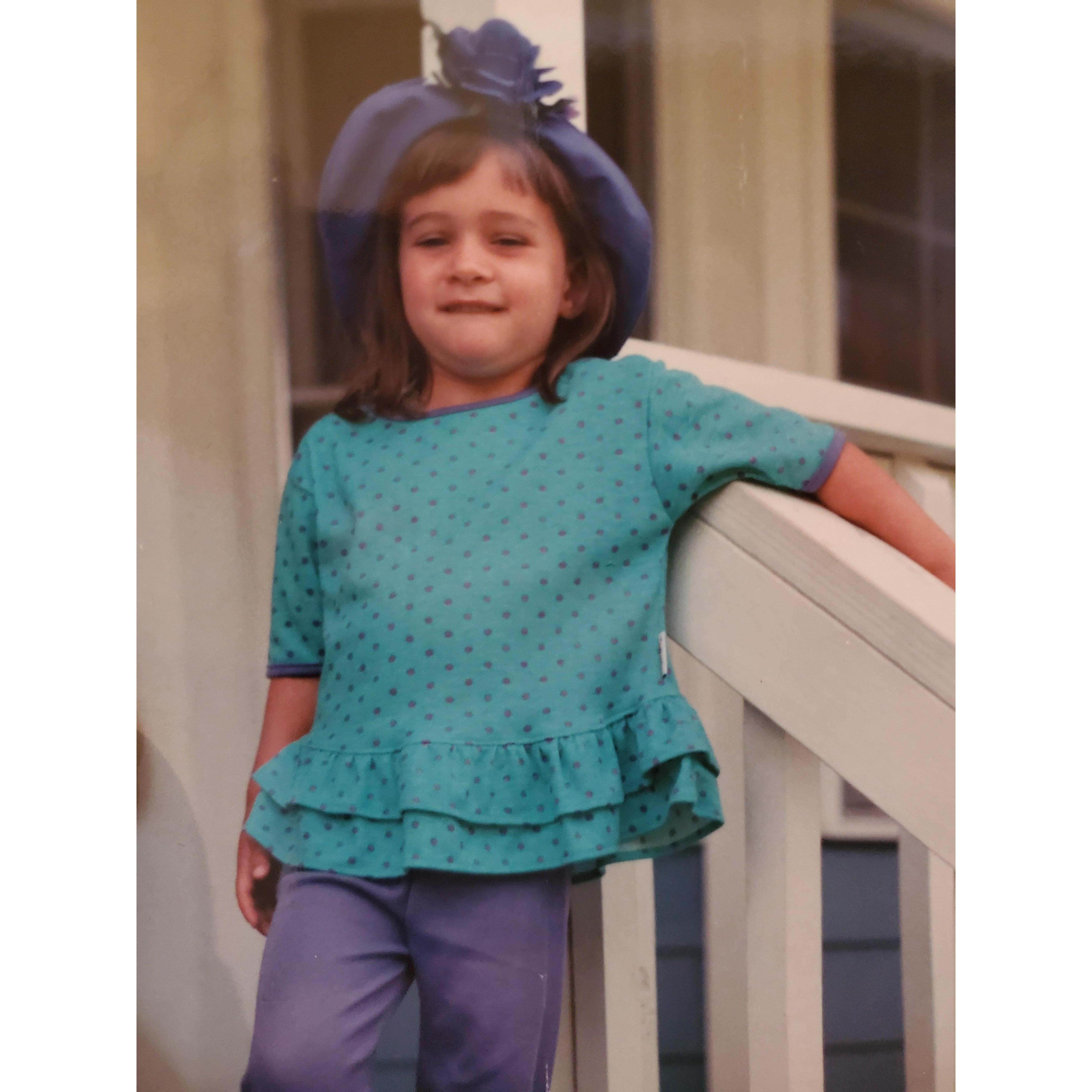 Meagan with the sassy 'tude from a young age.