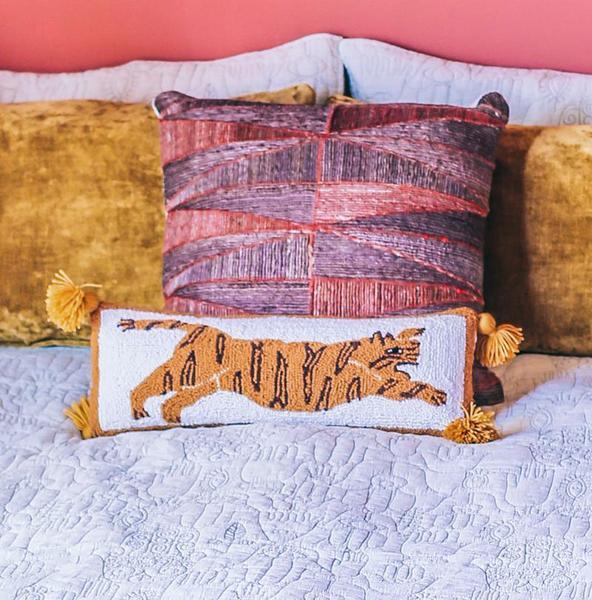 Tigress Pom Pom Hook Pillow by Justina Blakeney®