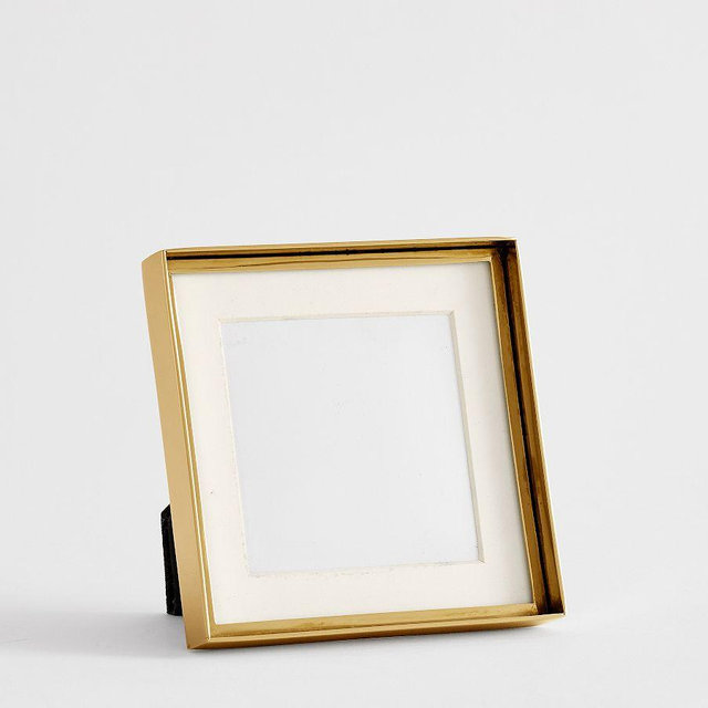 Stowe Polaroid Single Frame, 5X5 - Brass