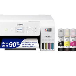 Epson - EcoTank ET-2800 Wireless All-in-One Supertank Inkjet Printer - White