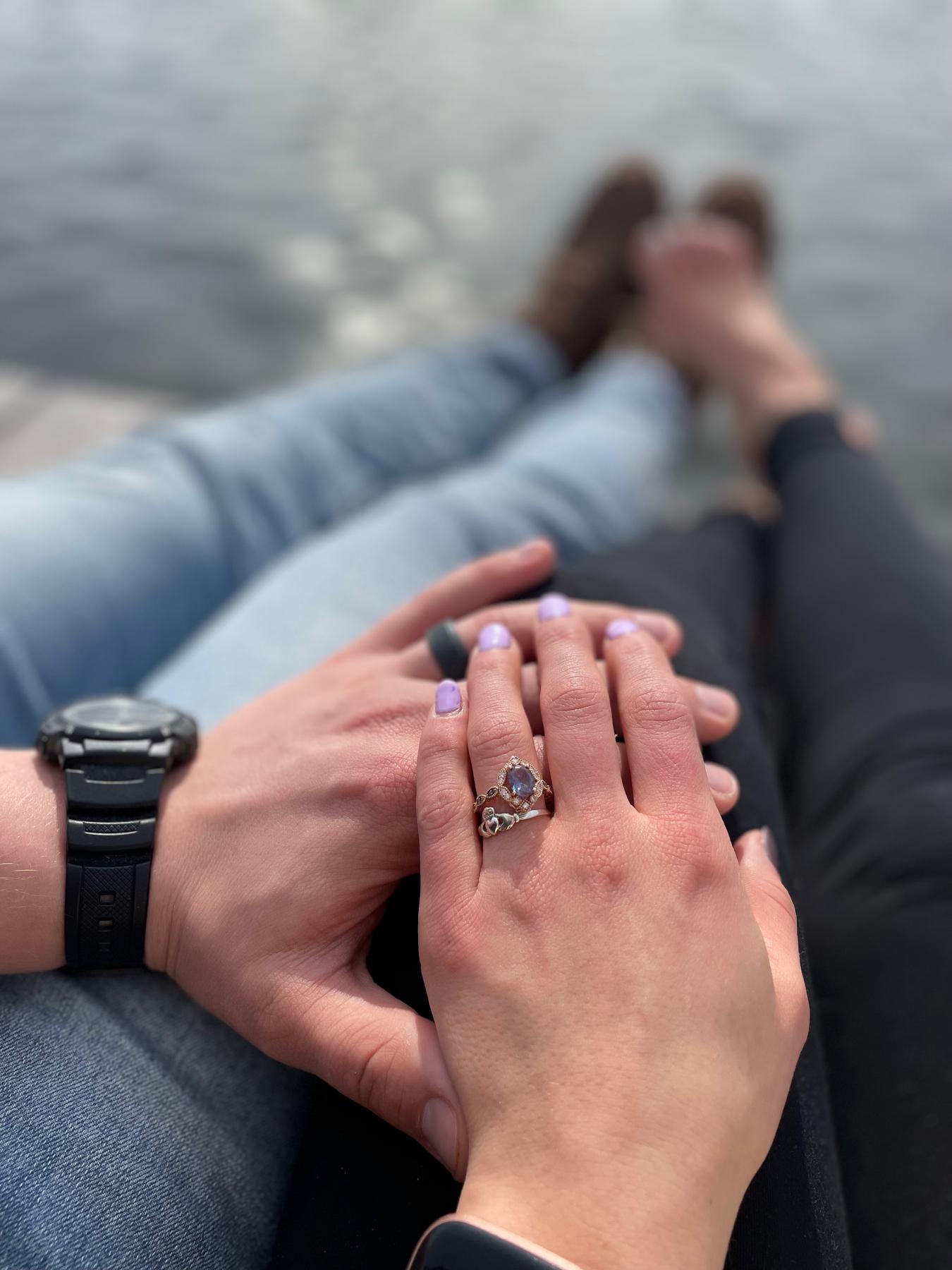 Our engagement rings