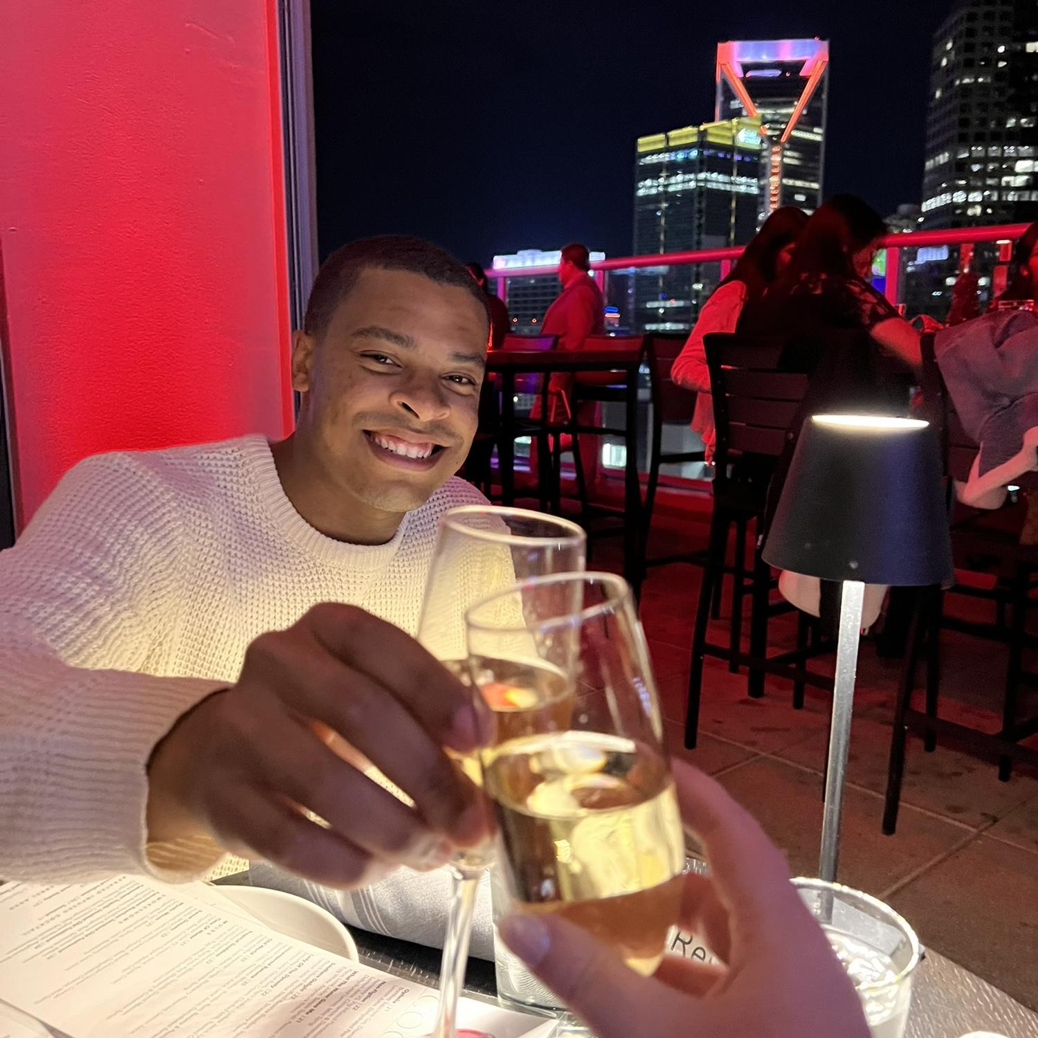 One year anniversary dinner in CLT.