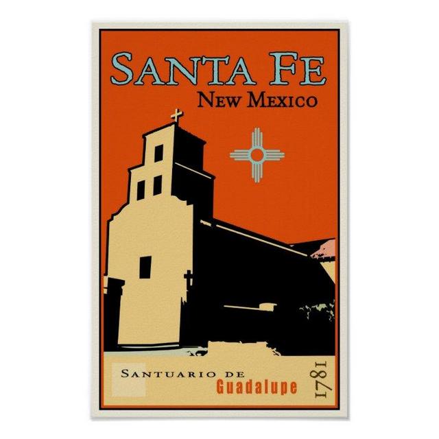 Santa Fe, New Mexico, USA Poster