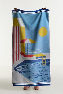 Celandine Cotton Printed Beach Towel