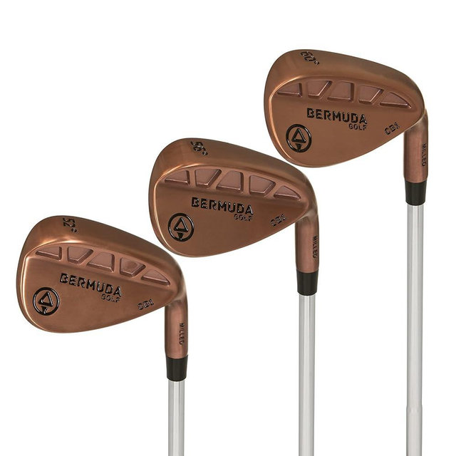 Bermuda Premium Golf Wedge Set for Men - 52 56 60 Degree Golf Wedges - Cavity Back Design with Full Face Milling for More Spin and Control