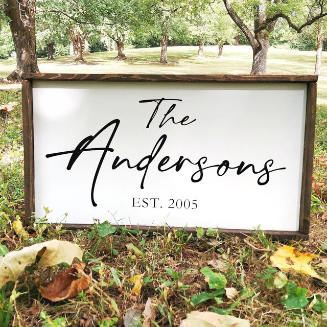 Custom Last Name sign | Family Name Sign | Wood Sign Custom | Custom Name Sign | Established Sign | Last Name Sign | Custom Wood Sign