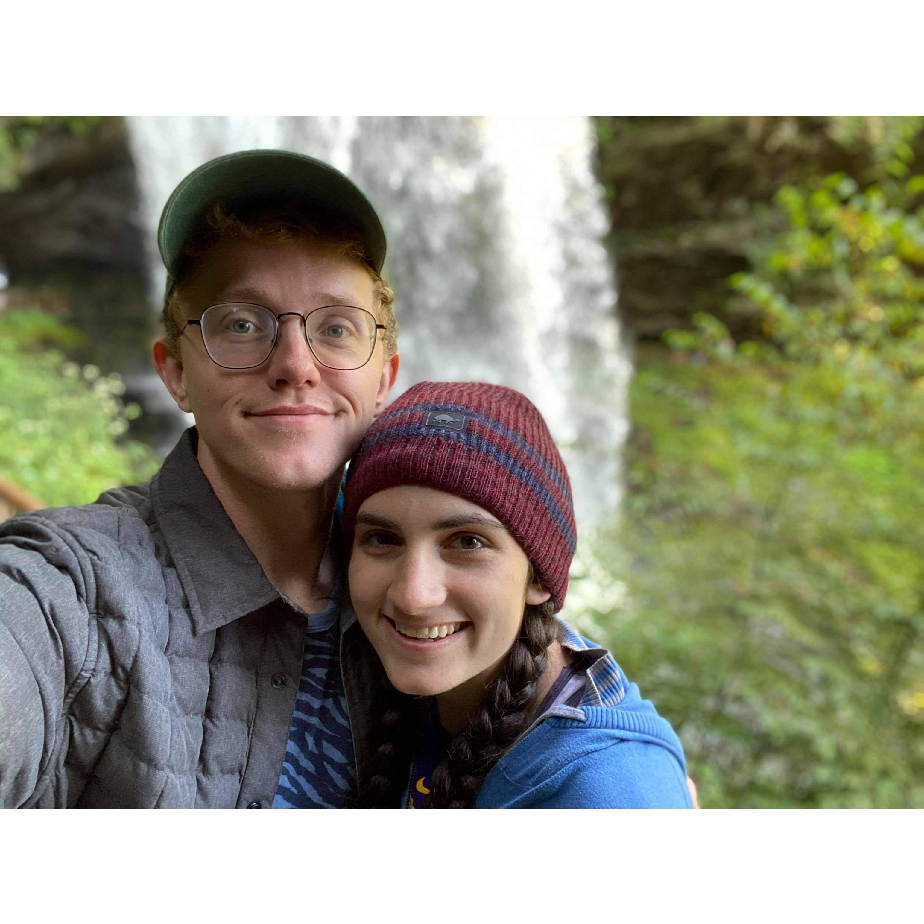 Now, we love to go on adventures! Hiking, camping and traveling!