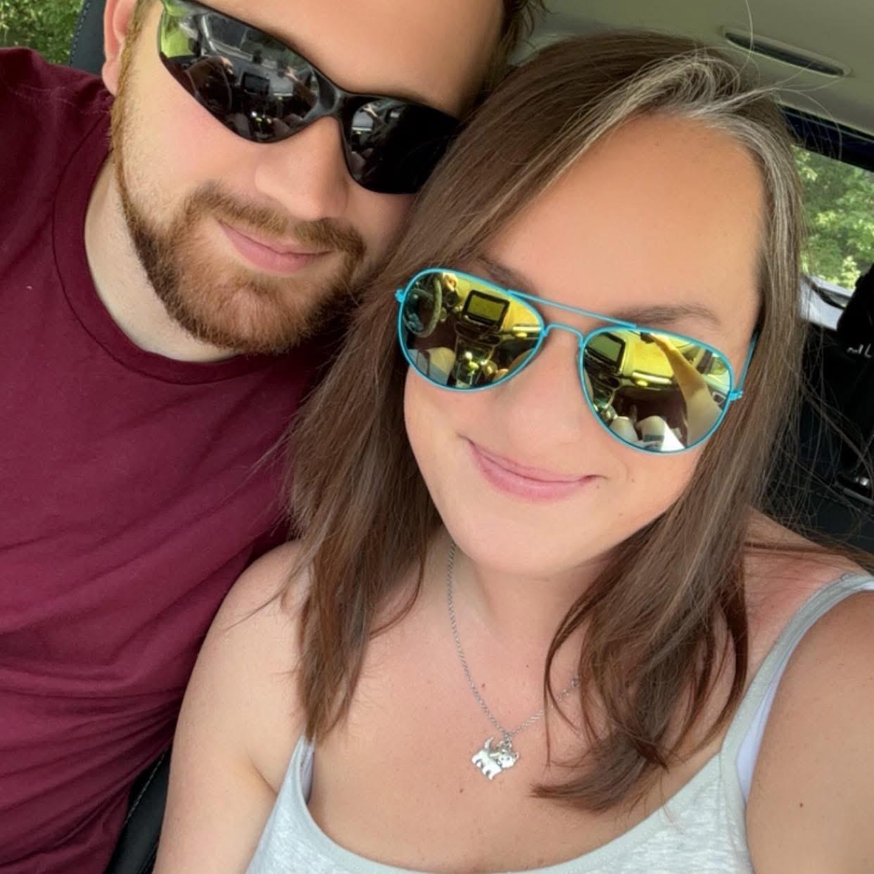Car selfie.