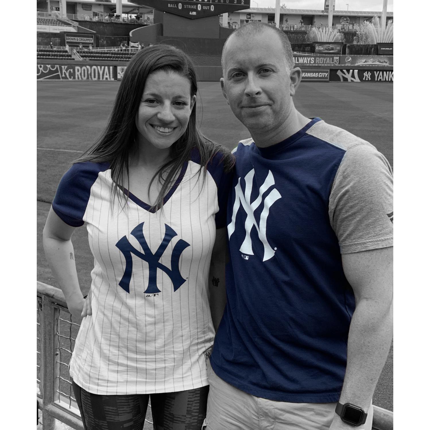 First Yankees game together