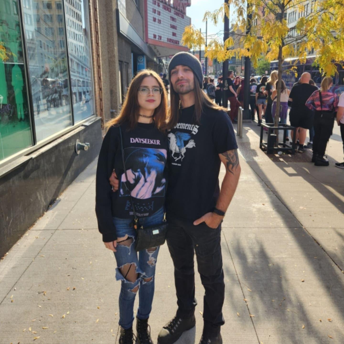 We had a VIP experience at Skyway Theater to see our favorite band Dayseeker.