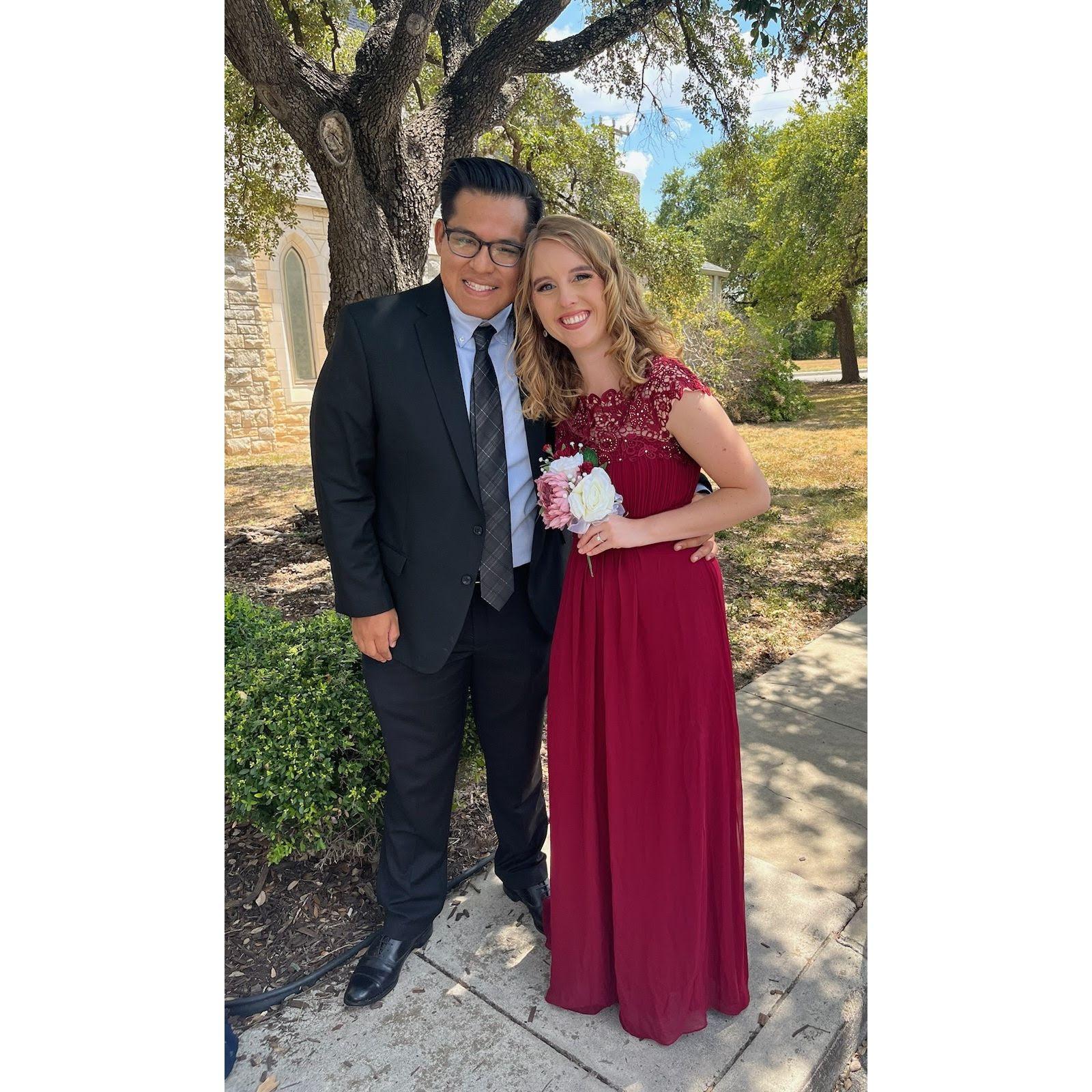 Celebrating Francine's wedding together in San Antonio!