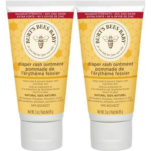Burt's Bees Baby 100% Natural Diaper Rash Ointment - 3 Ounces - Pack of 2