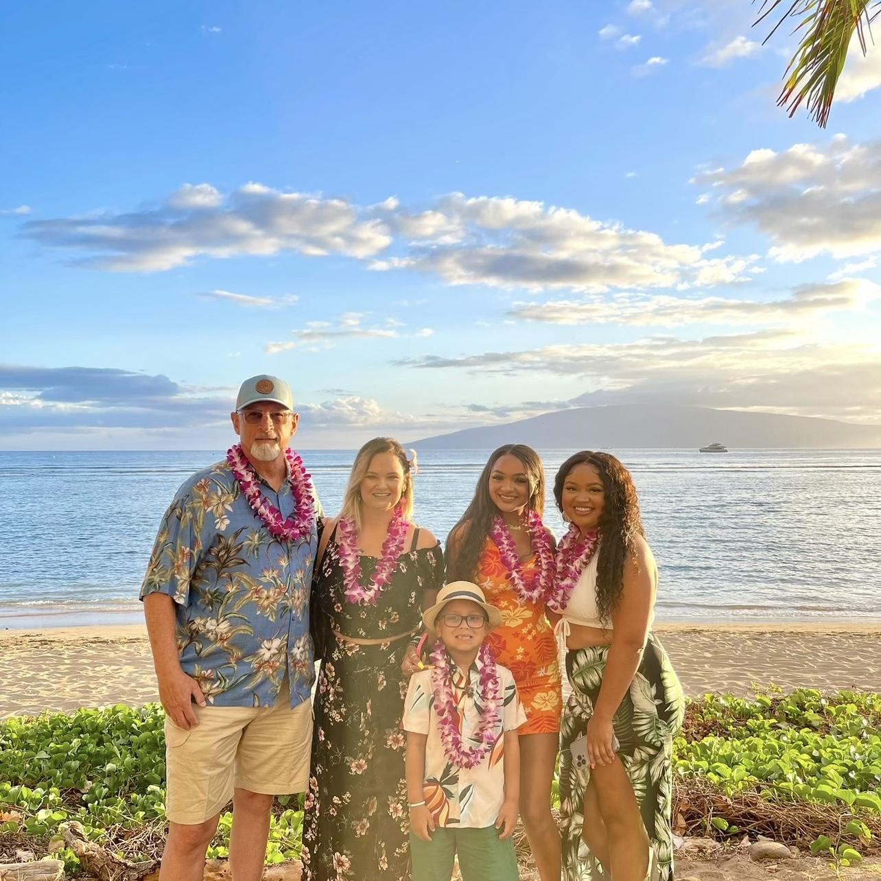 Mike, Miranda, Jordan, Alexis & Aiden ( Family of Groom including sister, brother in law, nieces & nephew)