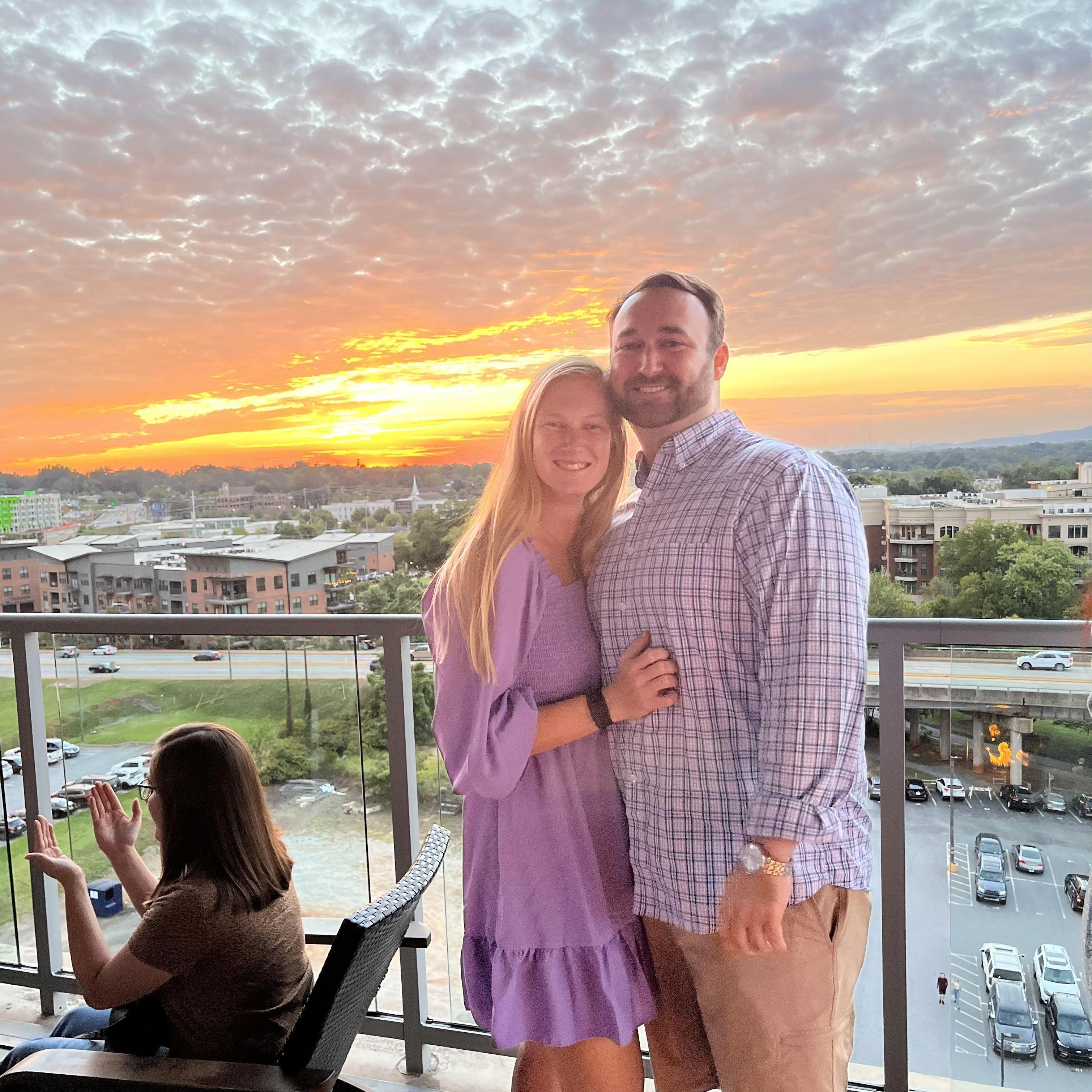 The first time, Ashlyn met David’s parents