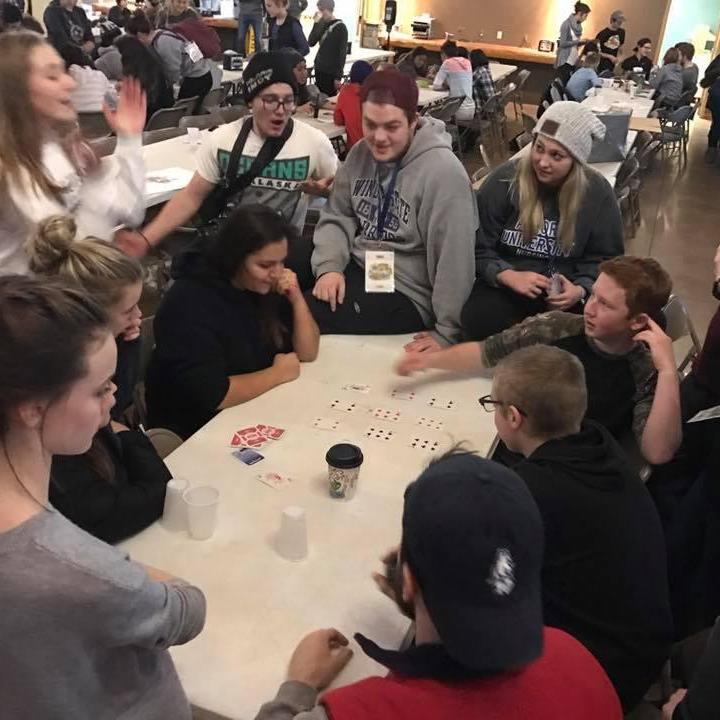 One of our favorite things to do together is serve in Student Ministry at church with junior high and high school students!