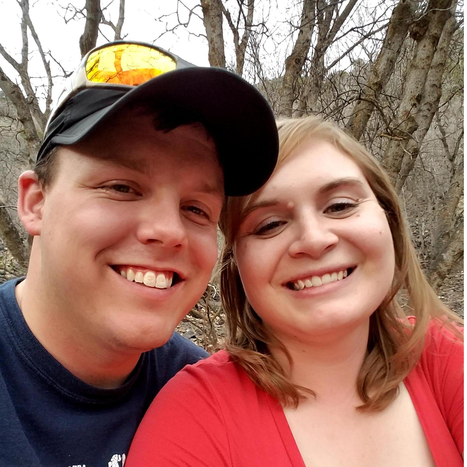 Enjoying a hike!