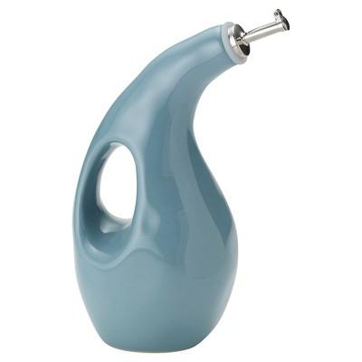 Rachael Ray 24oz Cucina Stoneware Extra Virgin Olive Oil Dispenser Bottle Blue