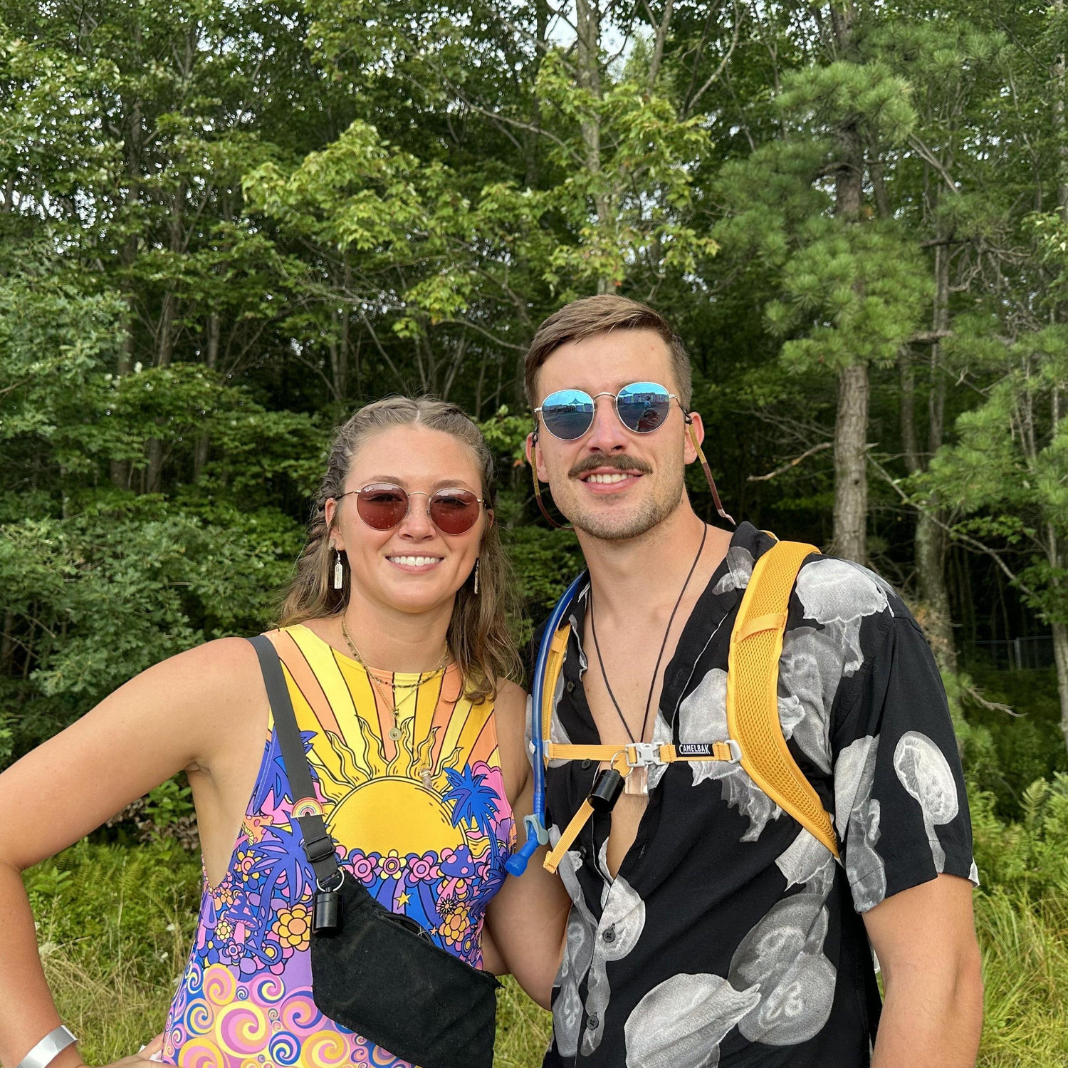 Lexi and Michael at a festival together