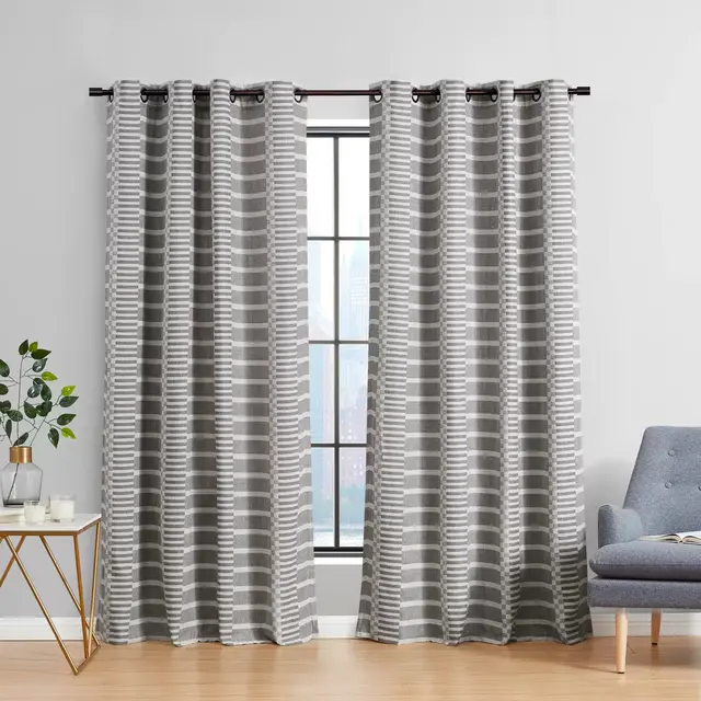 Urban Thread® Ranchester 84-Inch Grommet Room Darkening Window Curtain Panel in Grey