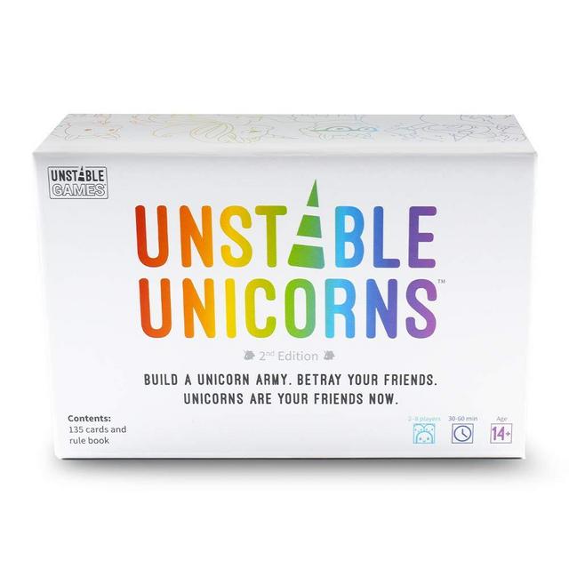 Unstable Unicorns Card Game - A Strategic Card Game & Party Game for Adults & Teens (2ND Edition with New Cards!)