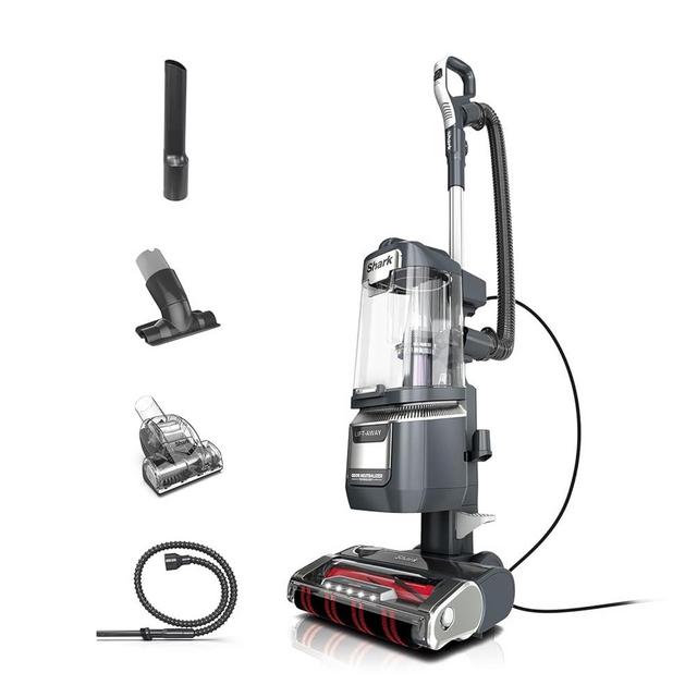 Shark Rotator Pet Pro Lift-Away ADV Upright Vacuum with HEPA Filter, DuoClean PowerFins HairPro and Odor Neutralizer Technology, Pet Hair Pickup, For Carpets & Hardfloors, Dark Grey, LA555