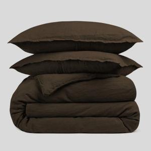 Linen Duvet Cover Set | Java | Queen